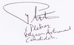 Vladimir Pletser Signatur